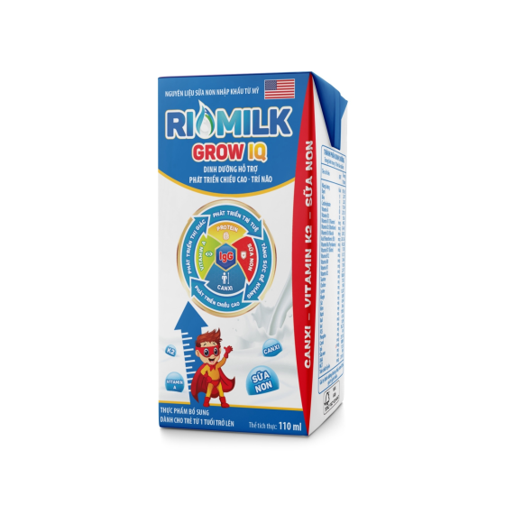 Sữa Pha Sẵn Rio Milk Grow IQ 110ml 