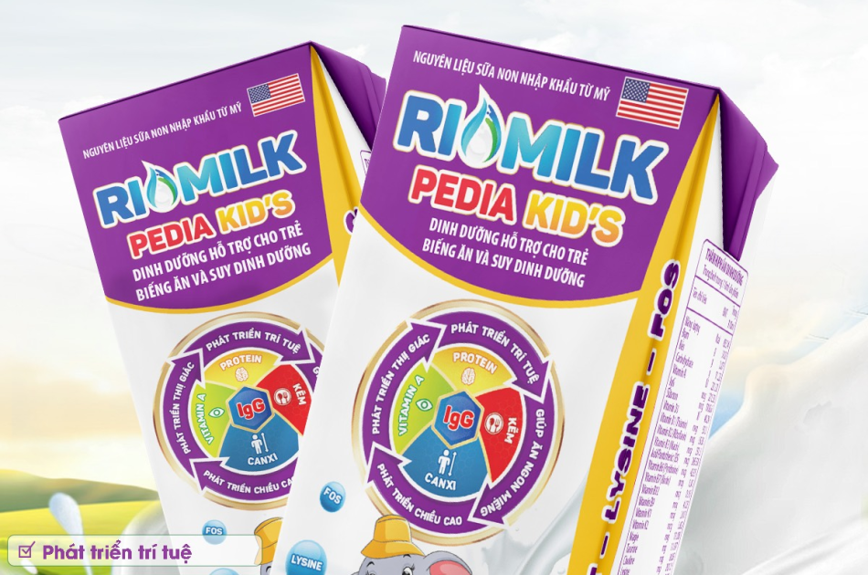 Sữa Phan Sẵn Rio Milk PEDIA KID'S 110ml