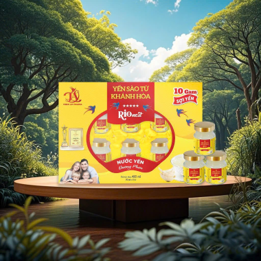 Hộp Quà Tổ Yến Chưng Đường Phèn RioNest 420ml